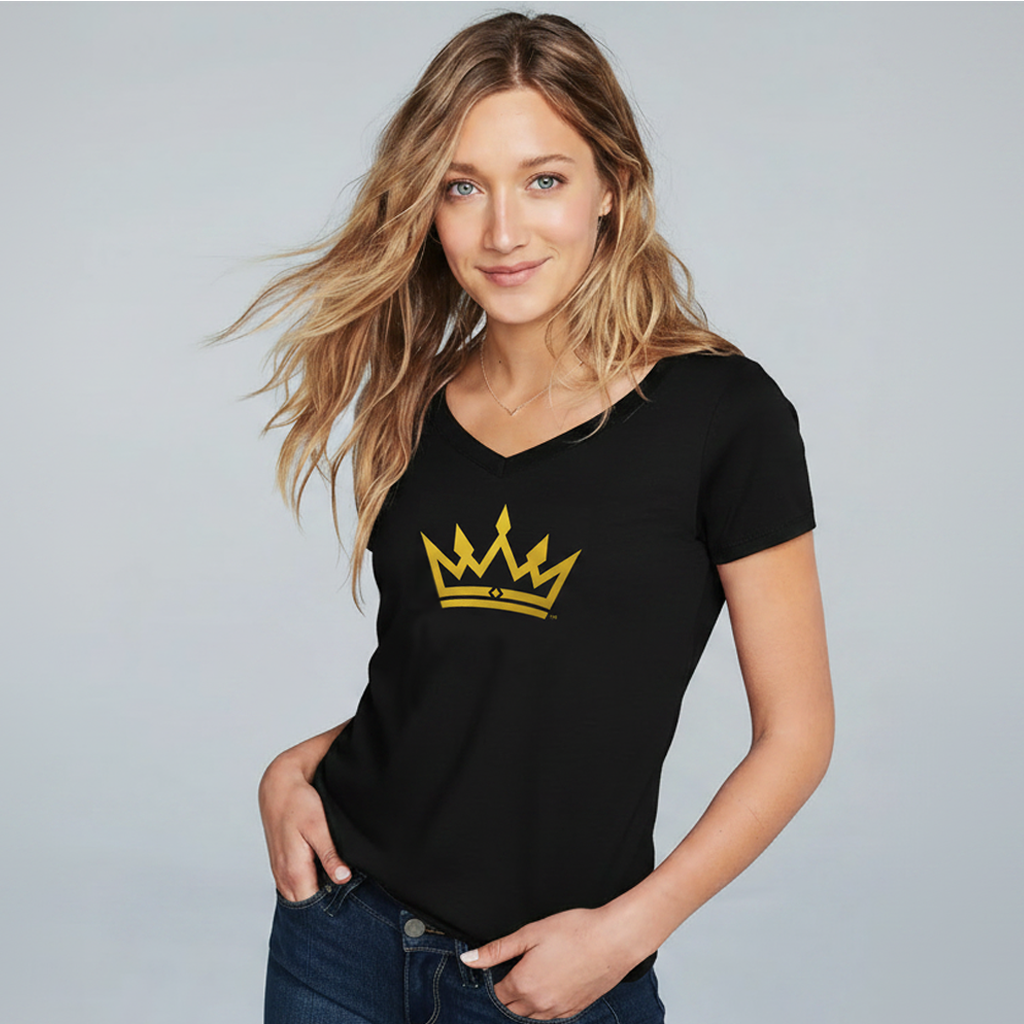 Crown Women's V-neck Tee