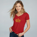 Crown Women's V-neck Tee