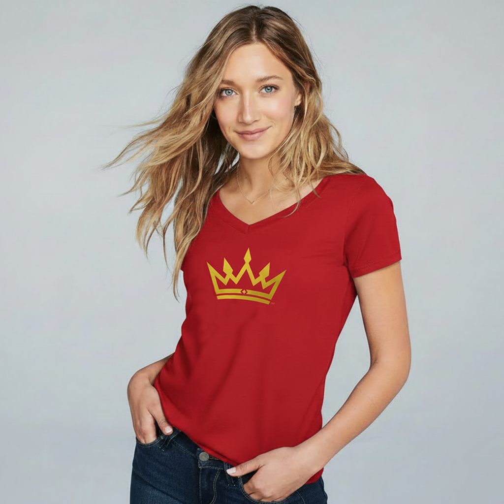 Crown Women's V-neck Tee
