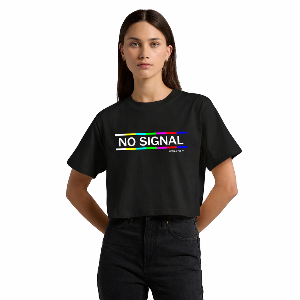 No Signal Crop Tee