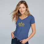 Crown Women's V-neck Tee