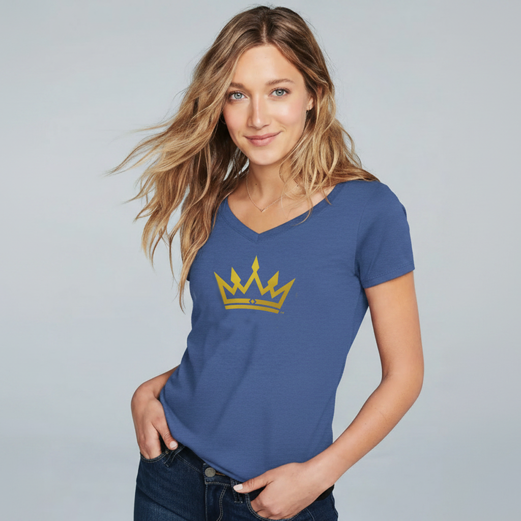 Crown Women's V-neck Tee