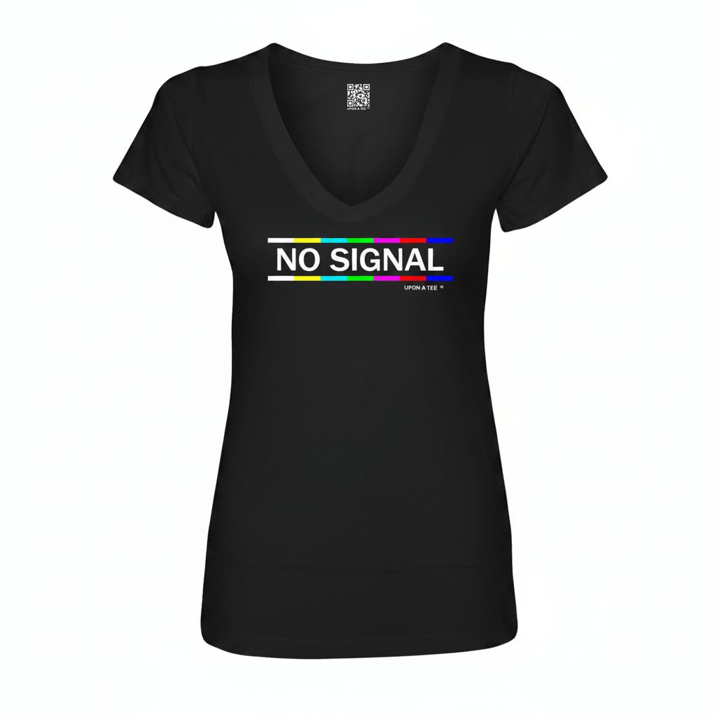 No Signal Women's V-neck Tee